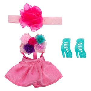 Conjunto Floral Rosa Teen Tokers